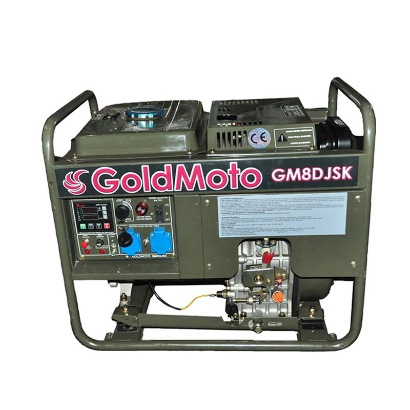 Генератор дизельний GOLDMOTO 1 фаза (220В), 6,5кВт, (GM-8-DJSK)